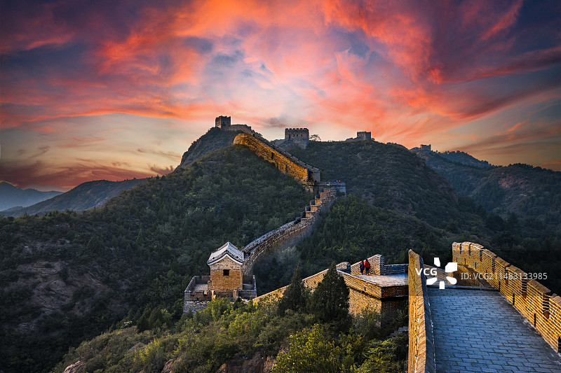 金山岭长城图片素材