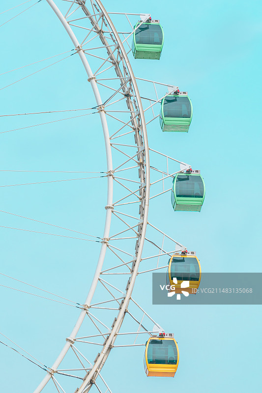 杭州乐园的摩天轮图片素材