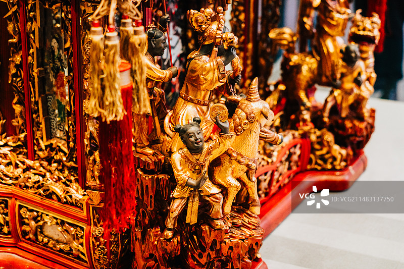 浙江省博物馆万工轿图片素材