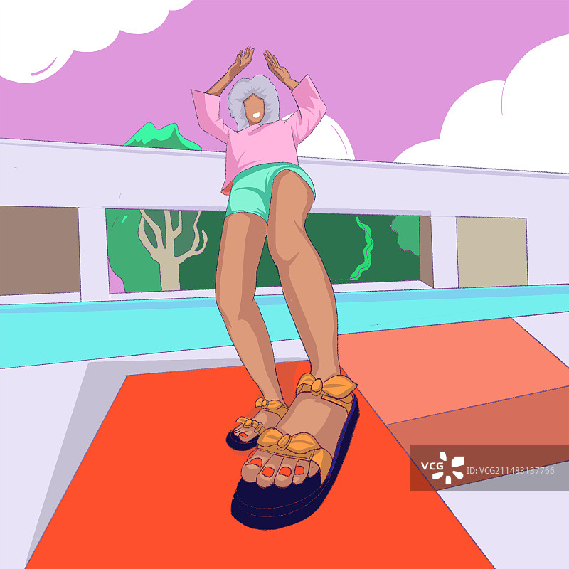 时尚女士图片素材