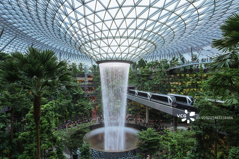 新加坡樟宜机场环境图片素材