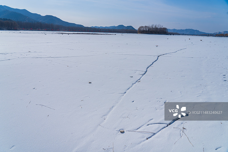 冬天氛围 东北小县城 悠闲  夕阳  辽宁大凌河畔  喀左县图片素材