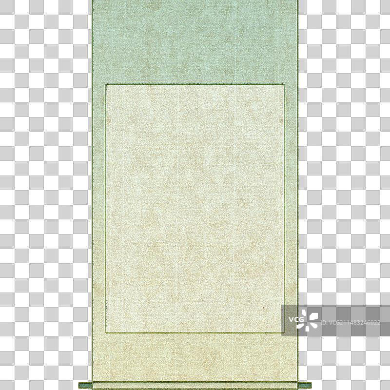 空白卷轴，中国风古风国画挂画图片素材