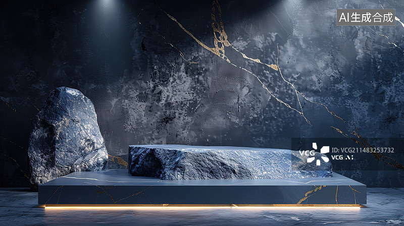 【AI数字艺术】雪地上的冰图片素材