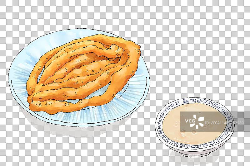 油条热粥图片素材