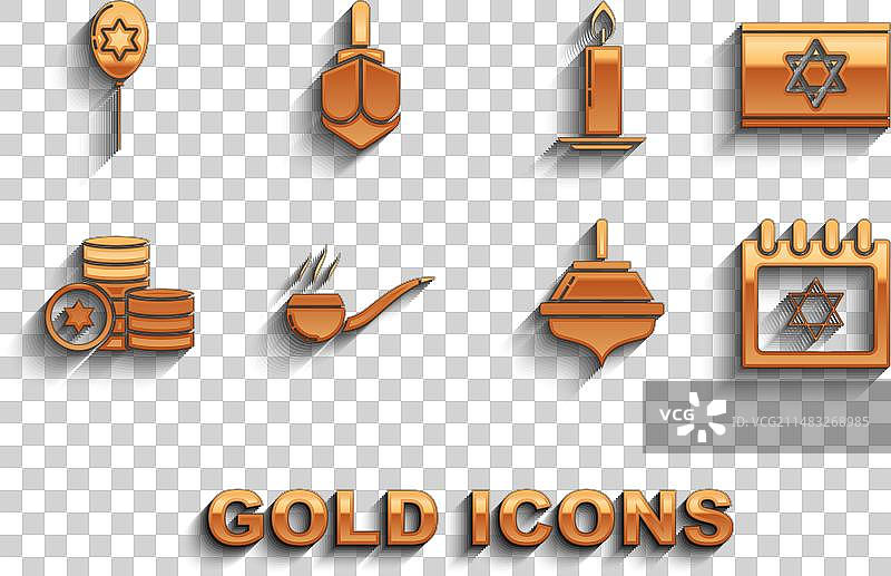 带有以色列国旗的烟斗图片素材