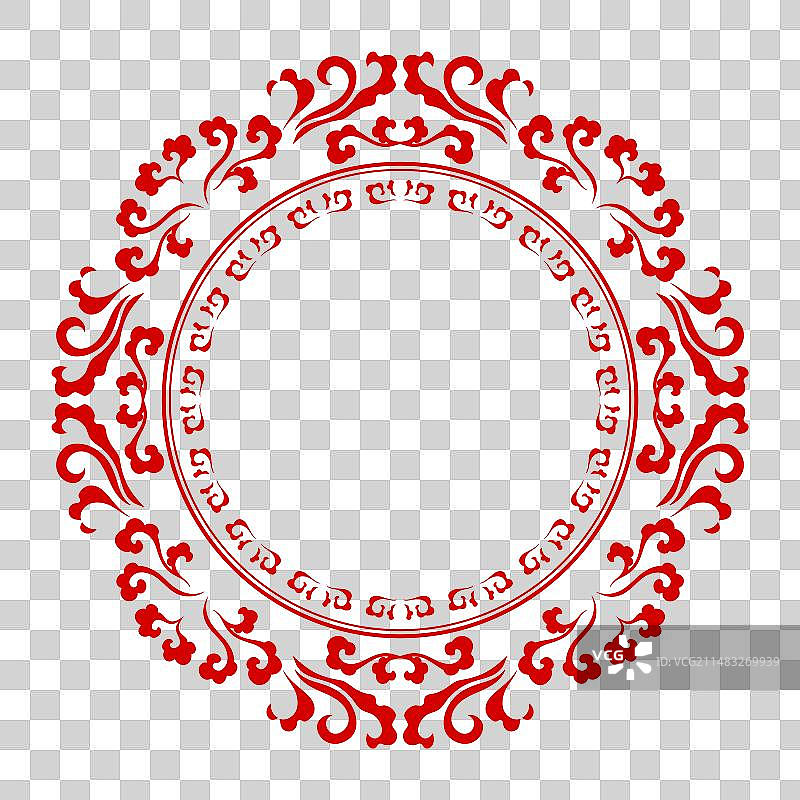 圆形祥云素材图片素材