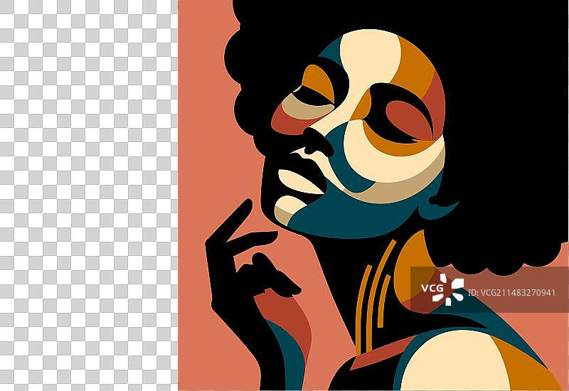 抽象历史女性图片素材