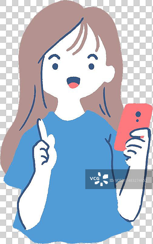 女孩的科技指导讲座图片素材