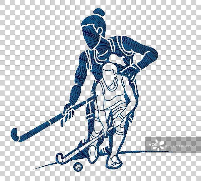 女子曲棍球运动图片素材