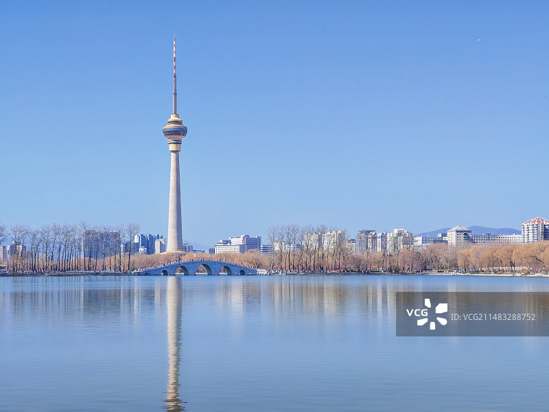 北京电视塔图片素材