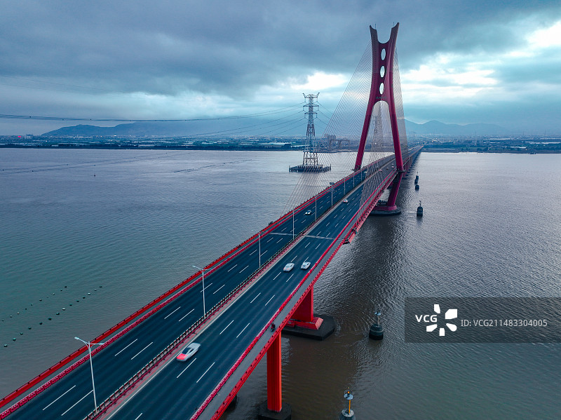 温州瑞安大桥风光图片素材
