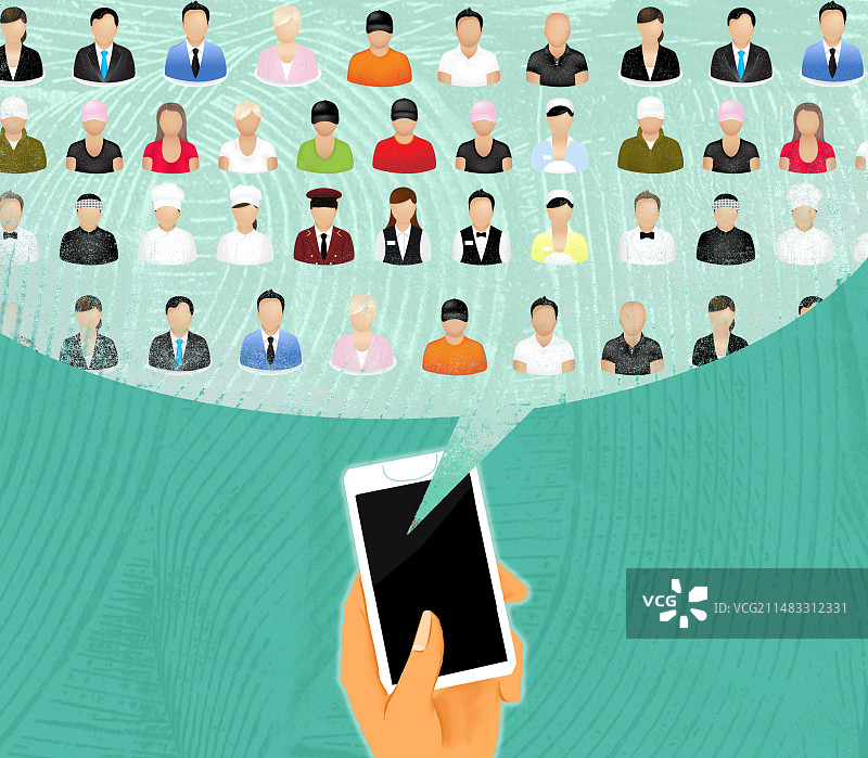 手机，微信，沟通，发微信，聊天图片素材