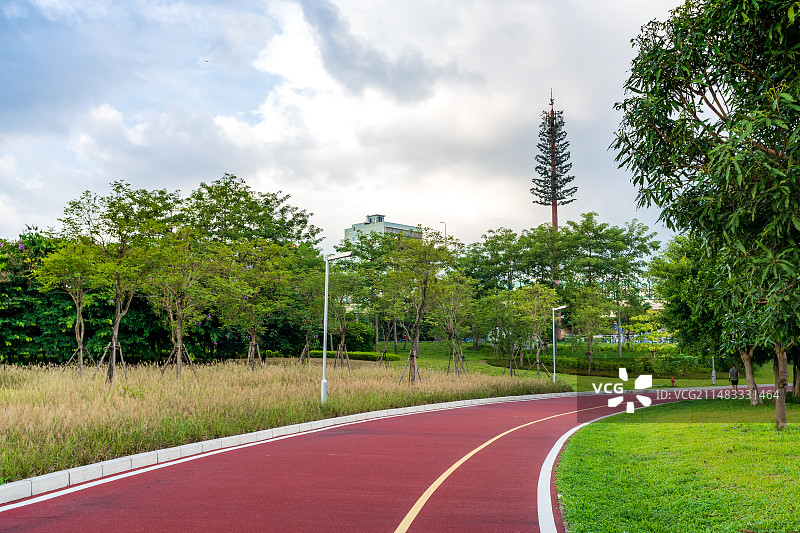 广西南宁心圩江明月湖公园图片素材