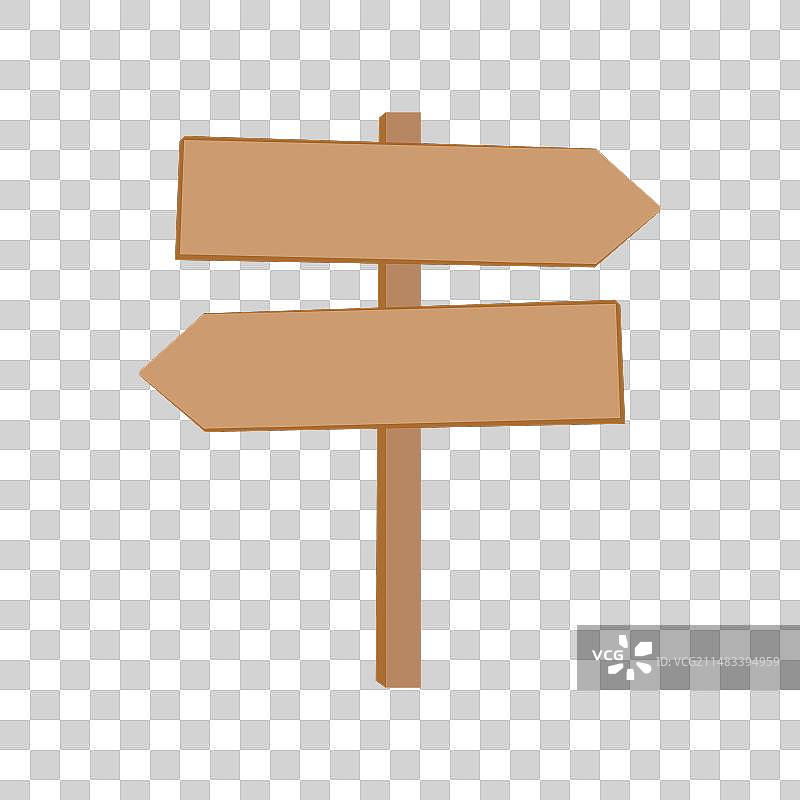 木制路标图标图片素材