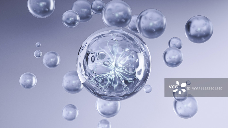 化妆品皮肤细胞精华精华精华球分子图片素材