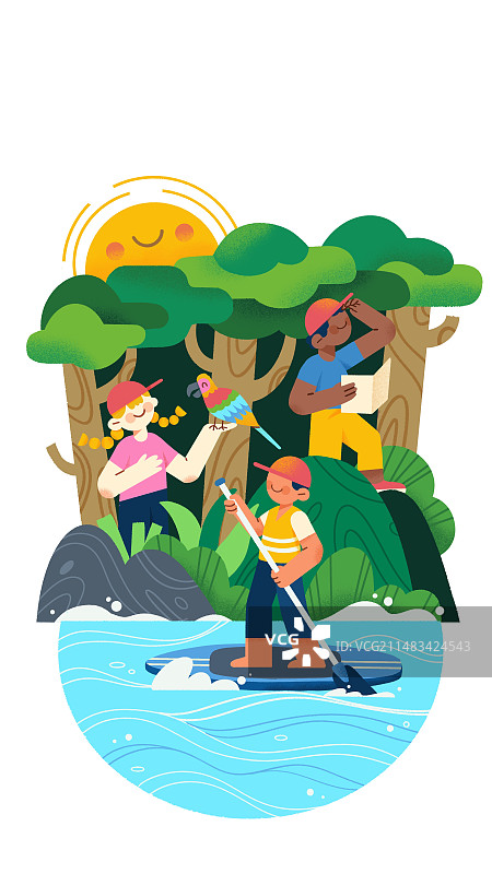 夏令营图片素材