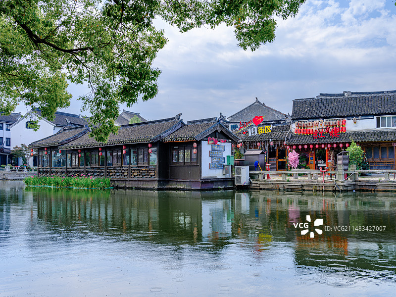 苏州同里古镇风光图片素材