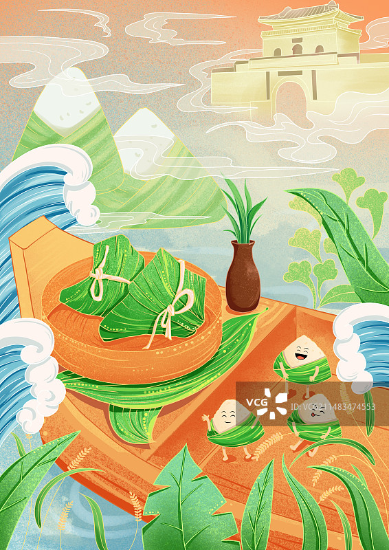 端午节插画图片素材