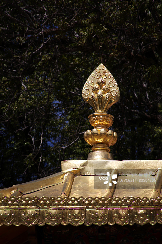 罗布林卡图片素材