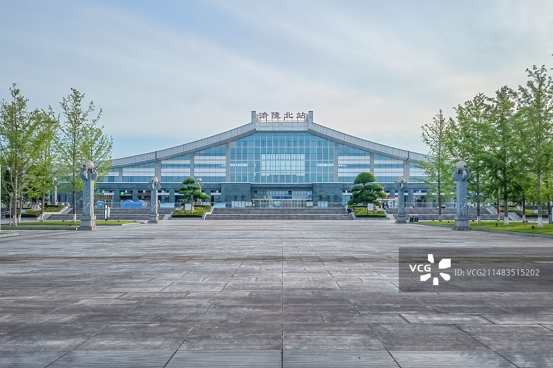 涪陵北站外景图片素材