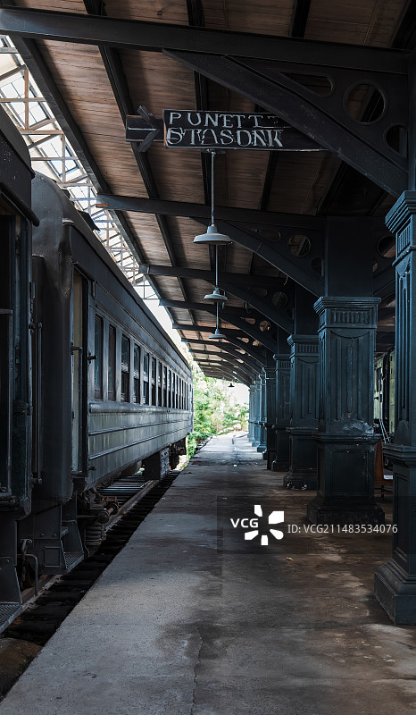 上海·松江（永丰街道）｜苗棚影视拍摄基地（列车站台）图片素材