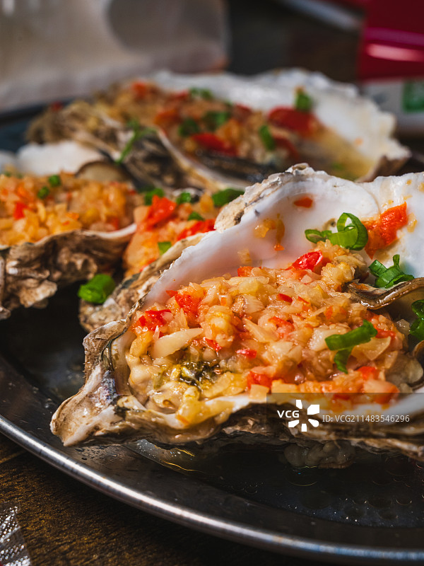 海鲜生蚝特写图片素材