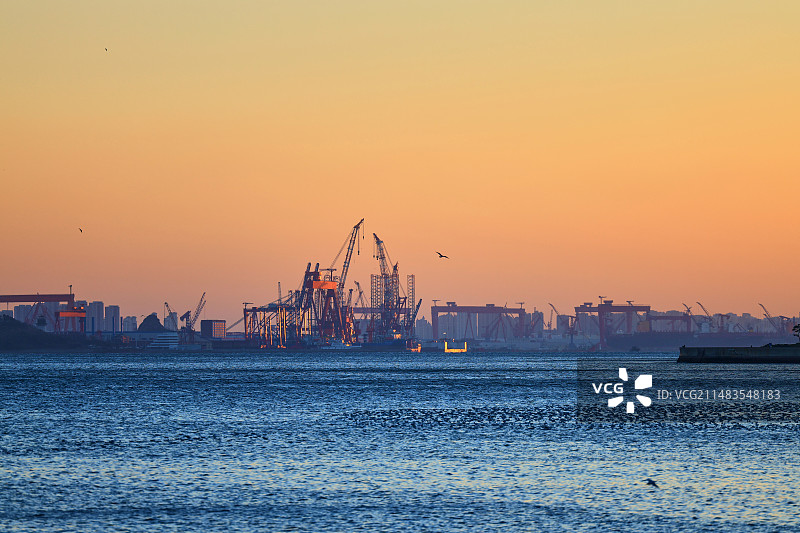 青岛北海造船场图片素材