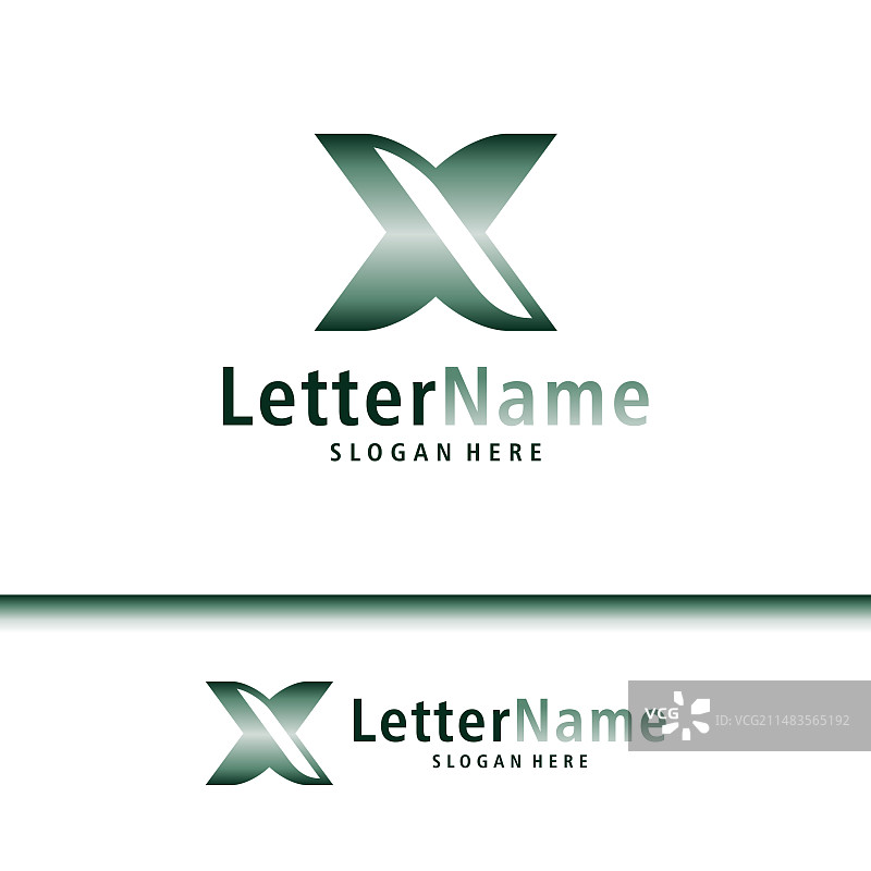 现代字母X标志创意X标志图片素材