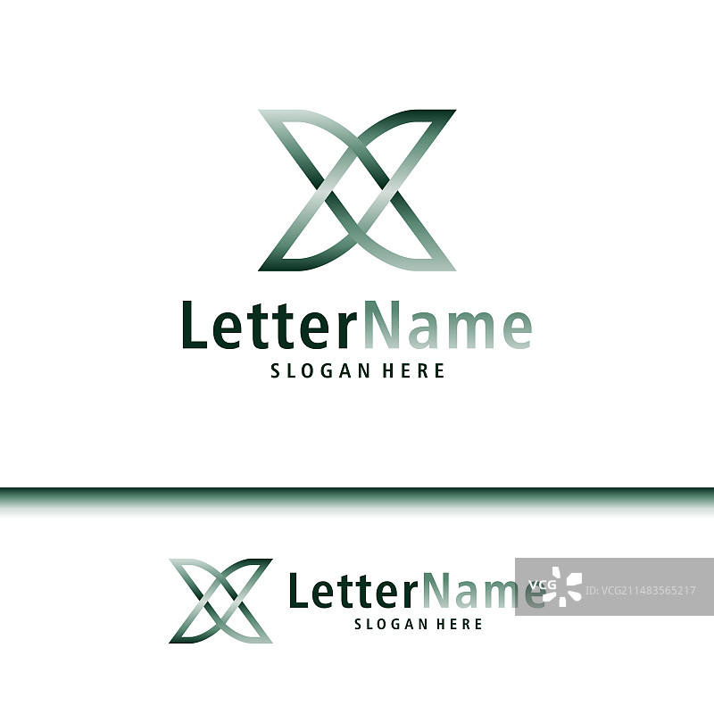 现代字母X标志创意X标志图片素材