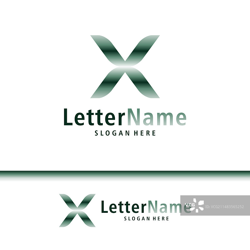现代字母X标志创意X标志图片素材