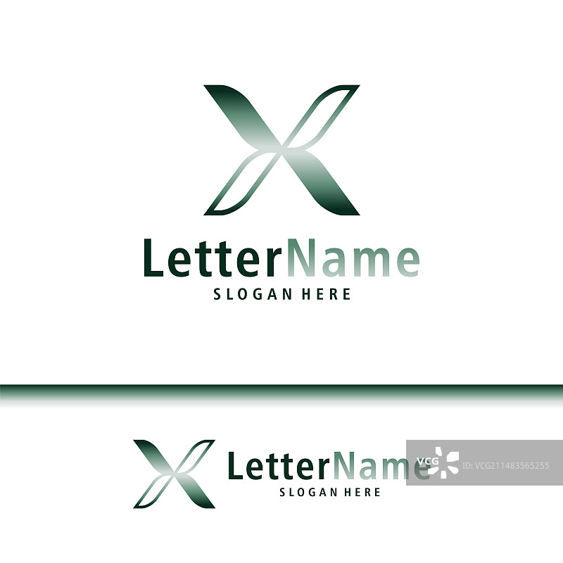 现代字母X标志创意X标志图片素材