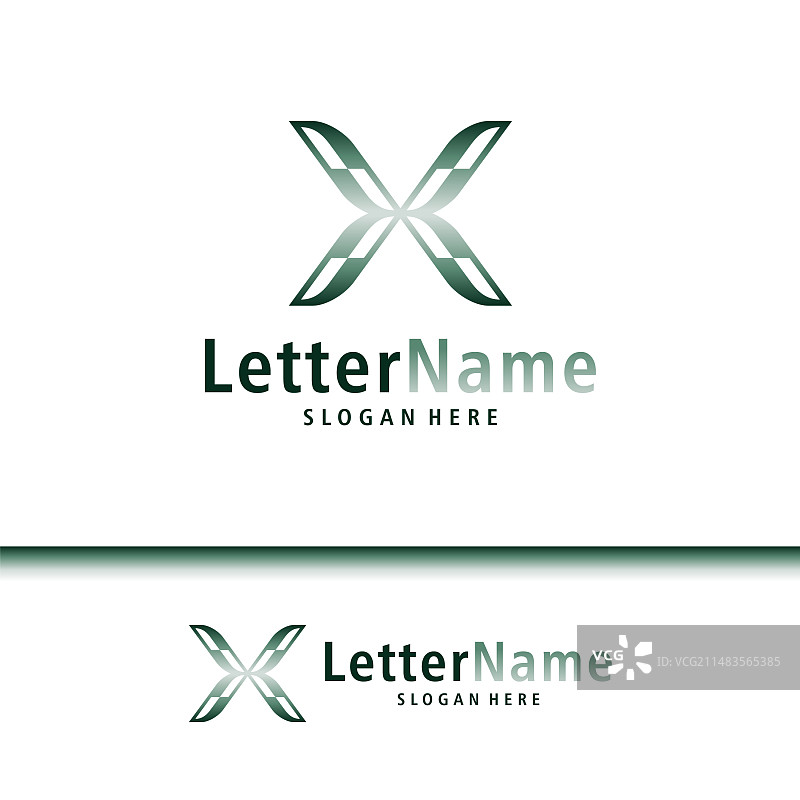 现代字母X标志创意X标志图片素材