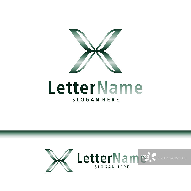 现代字母X标志创意X标志图片素材