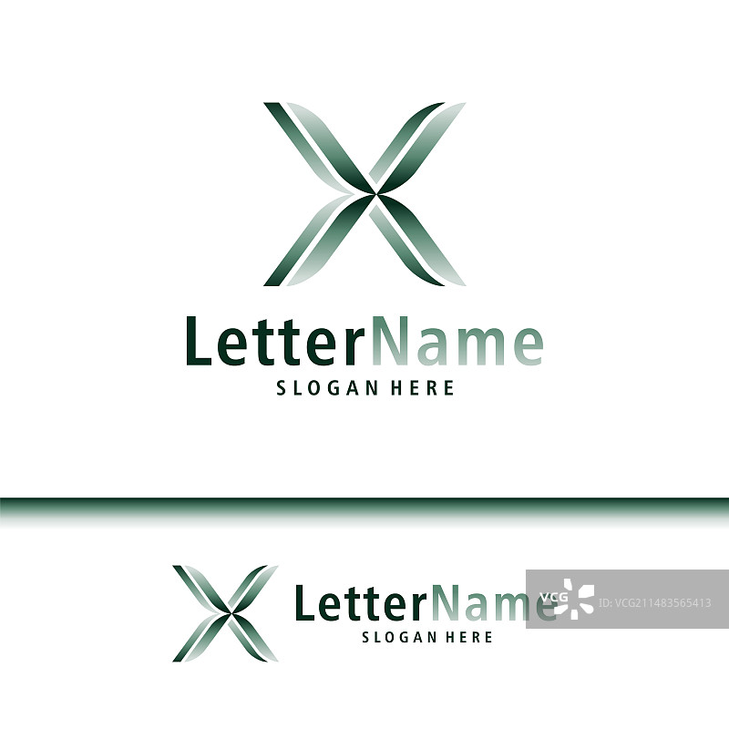 现代字母X标志创意X标志图片素材