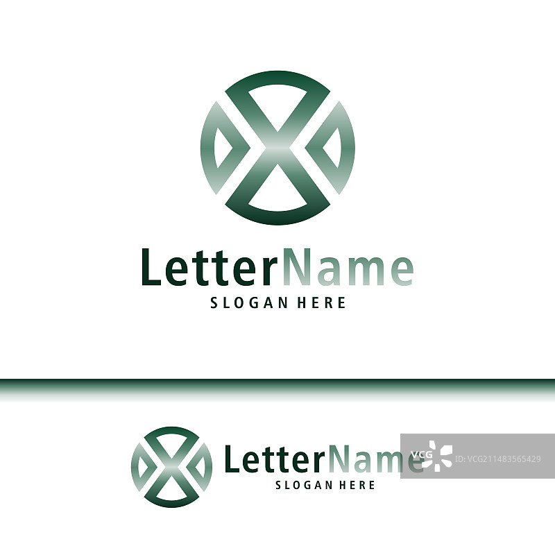 现代字母X标志创意X标志图片素材