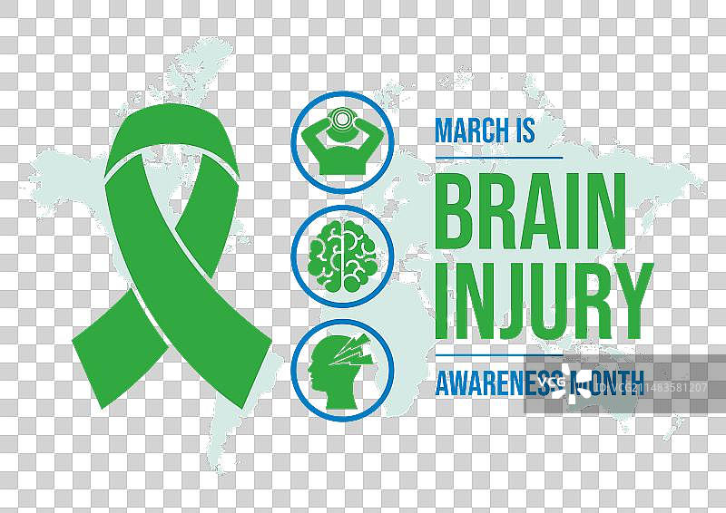 脑损伤意识月海报图片素材