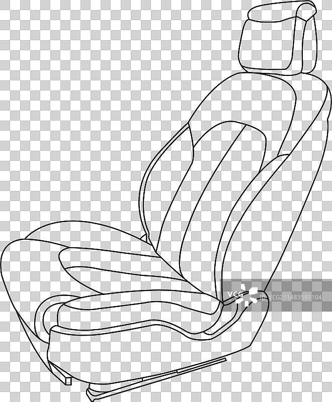 汽车座椅图标图片素材