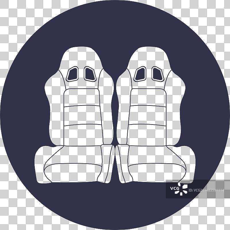 汽车座椅图标图片素材