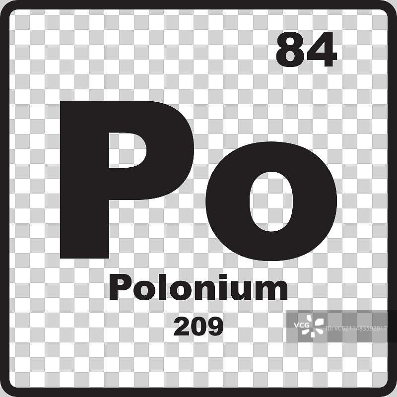 钋元素图标图片素材