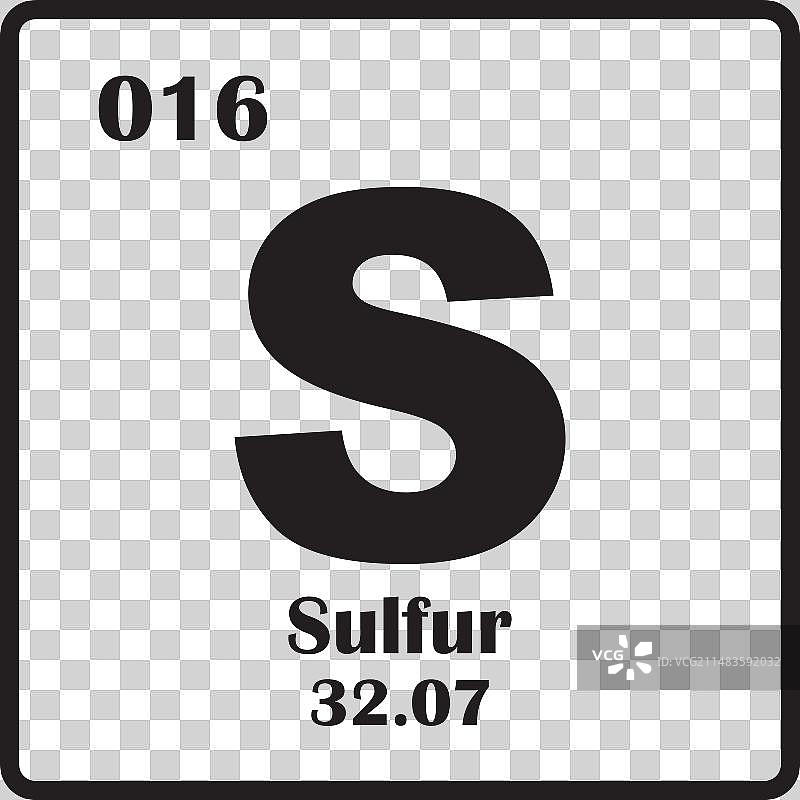 硫元素图标图片素材