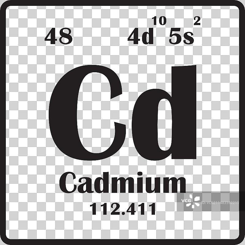 镉元素图标图片素材