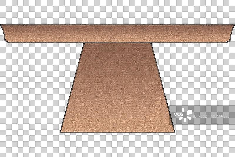 木制竹制高脚托盘，中国风古风场景免扣元素设计素材图片素材