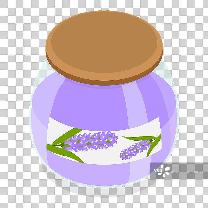 2.5D扁平风格薰衣草产品图片素材