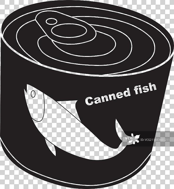 沙丁鱼罐头图标图片素材