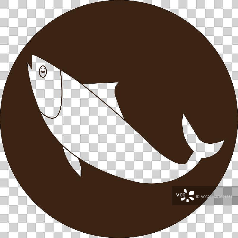 鱼的标志图片素材