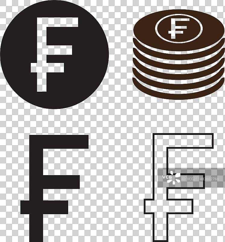 瑞士法郎货币图标图片素材
