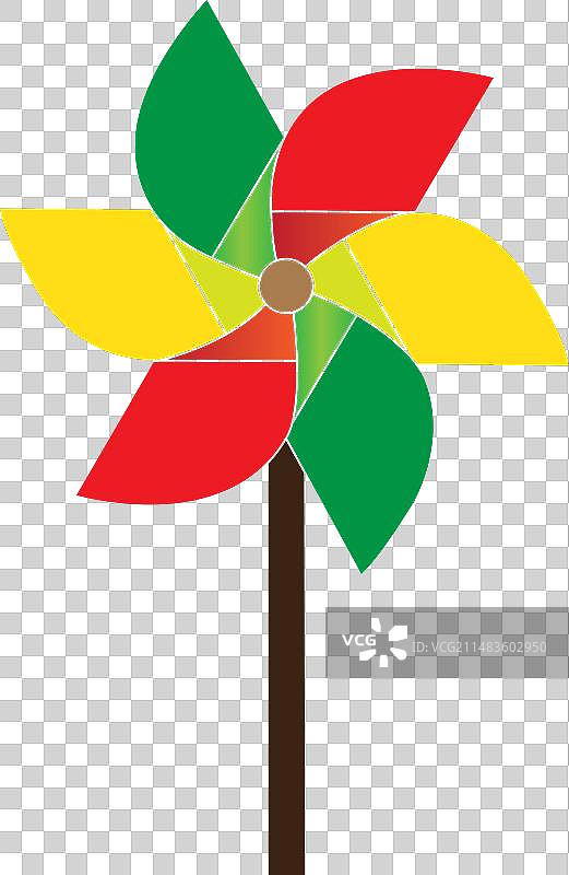 纸风车图标图片素材