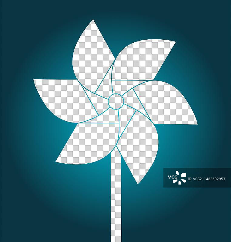 纸风车图标图片素材