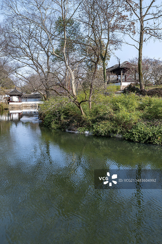 拙政园雪香云蔚亭图片素材